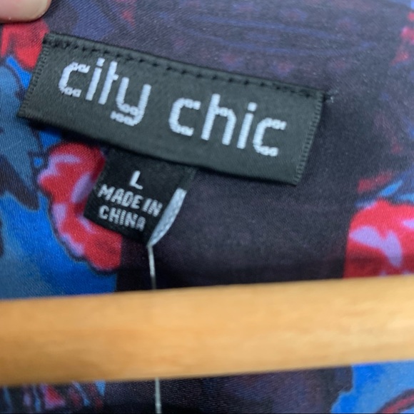 Paisley Mirror Print Tunic Dress size large - Picture 7 of 7